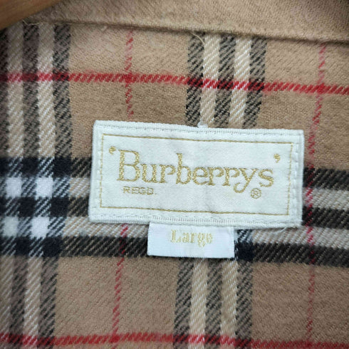 バーバリーズ BURBERRYS ノバチェック開襟シャツ レディース import:L